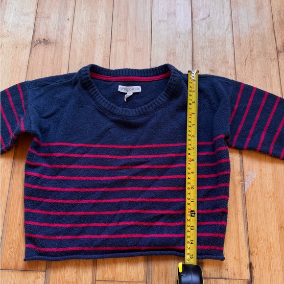 Navy and Red Striped Aeropostale sweater - Picture 3 of 5